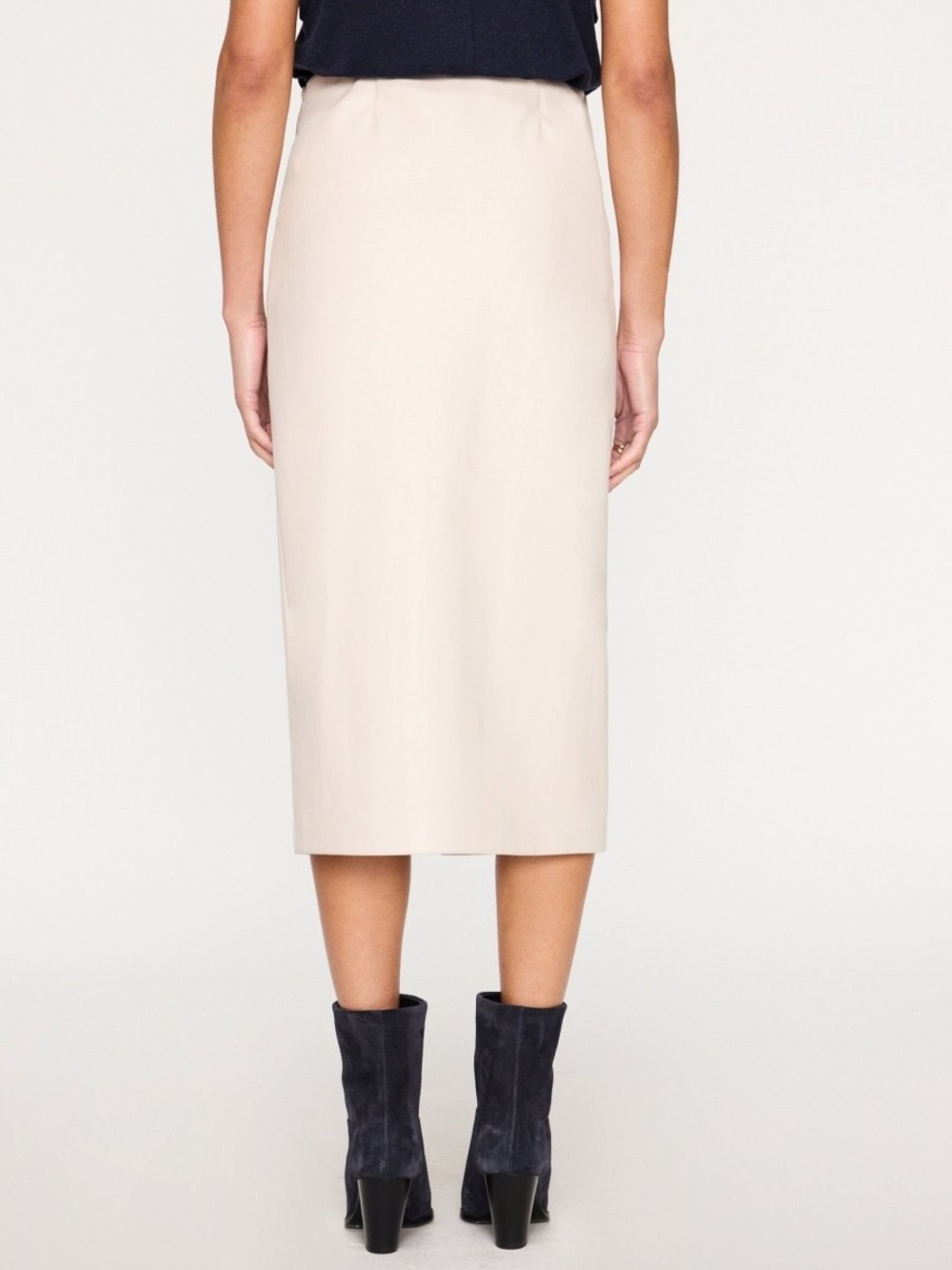 Esme Skirt by Brochu Walker SOFT ITALIAN VEGAN LEATHER - Picture 2 of 5